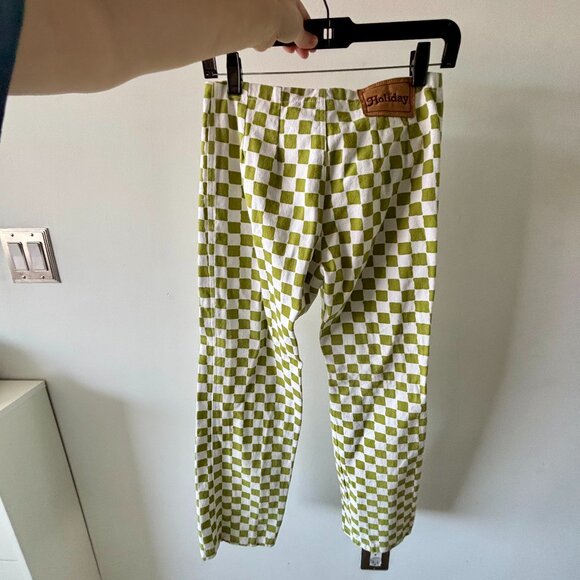 Holiday the Label Kokomo Pants - Olive check (size small) - Picture 4 of 4